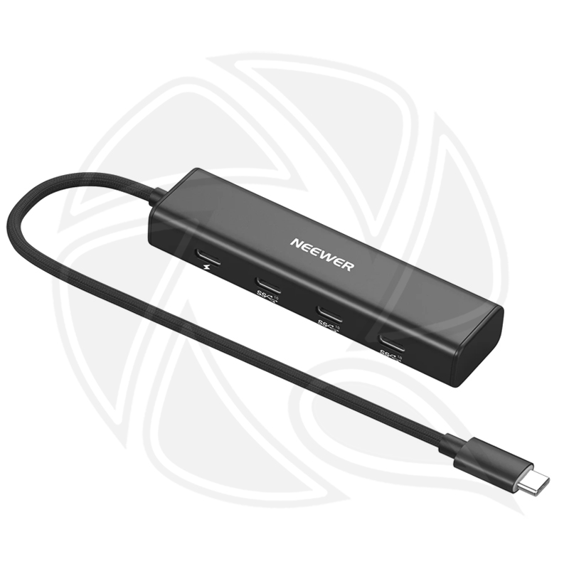 NEEWER PS020E 4 In 1 USB C Hub 3.1 Gen2 100W PD with Cold Shoe Adapter (10105644)