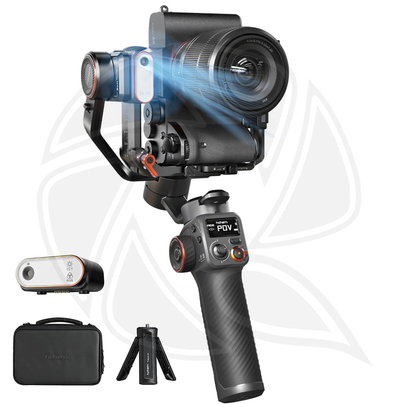 Hohem MT2 iSteady Kit 4in1 Camera Stabilizer with Fill Light &amp; Al Vision Sensor