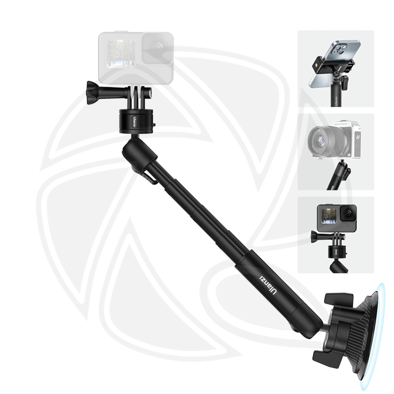 ULANZI ZJ01 Suction Mount with Telescopic Pole 20cm T086