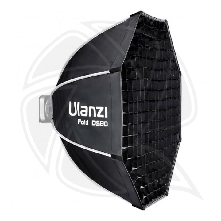 ULANZI LAS002 40cm Octagonal softbox DS40 with Mini Bowens Mount &amp;Grid L066