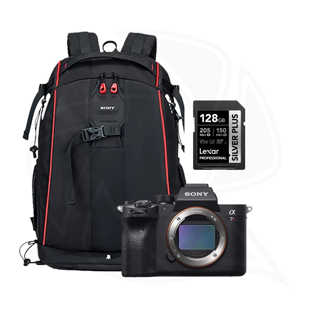 SONY Alpha a7RIV Mirrorless Digital Camera (Body Only) with Memory Card &amp; Black Bag
