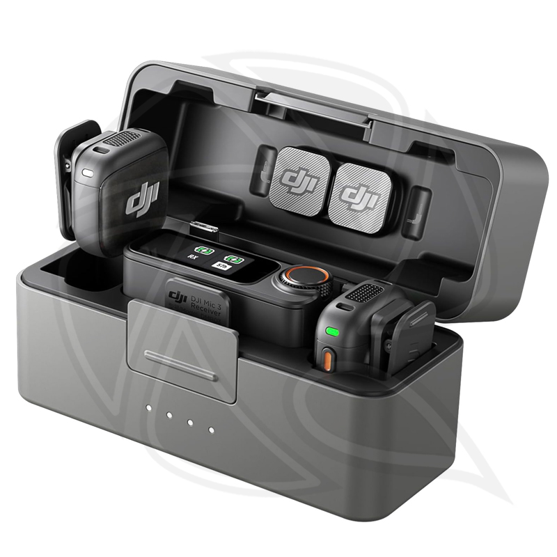 DJI MIC 3  All-in-one Wireless Microphone 2PERSONES (Neck mic. Wireless)