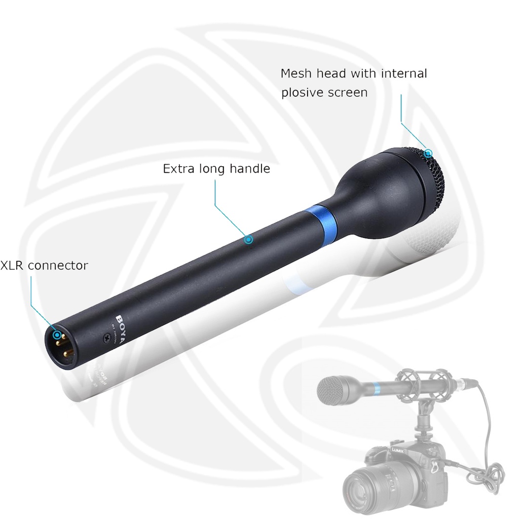 BOYA BY-HM100 Dynamic Handheld Microphone