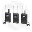 Boya-BY-WM8 PRO-K2 UHF Dual-Channel Wireless Microphone System Dual-Channel Wireless Receiver(Neck mic. Wireless)