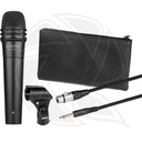 BOYA-BY-BM57 Cardioid Dynamic Vocal Microphone 6.35mm TRS to XLR Microphone