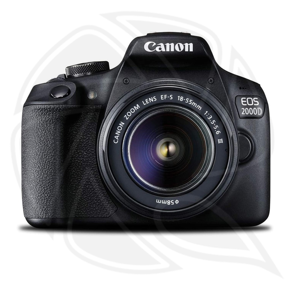 Canon EOS 2000D DSLR Camera and EF-S 18-55mm  III Kit