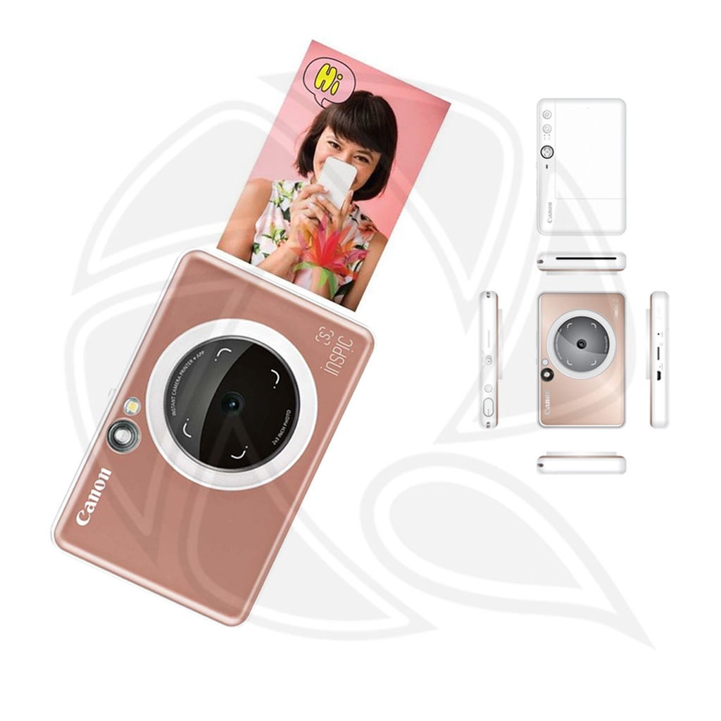 Canon S ZV123 RG Instant Cam Printer Zoemini  8MP