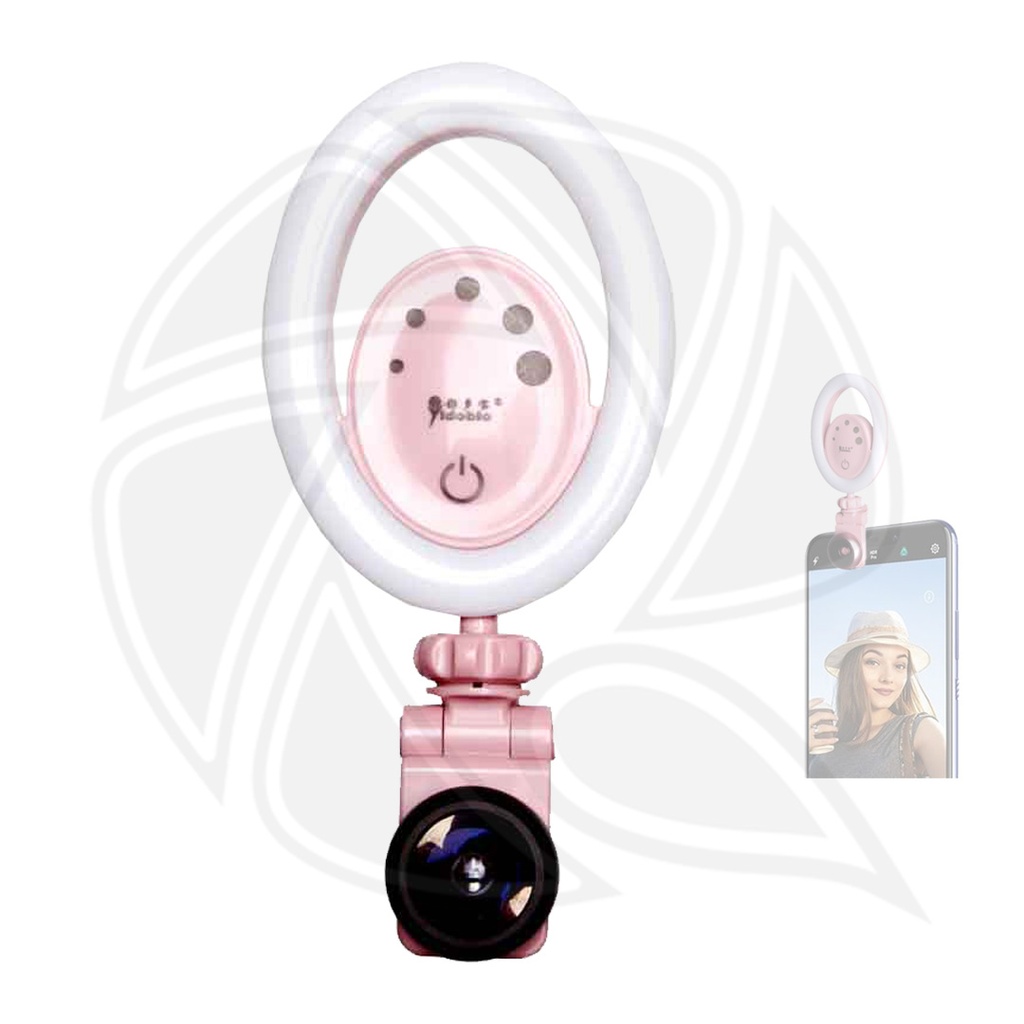 Yidoblo beauty selfie light ring shaped DS-06 touch sensor mobile phone accessories with lens