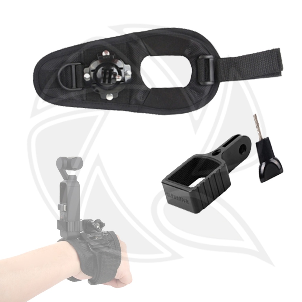 SUNNY LIFE OP-Q9203-D METAL ADAPTER &amp; WIRST BAND FOR OSMO POCKET