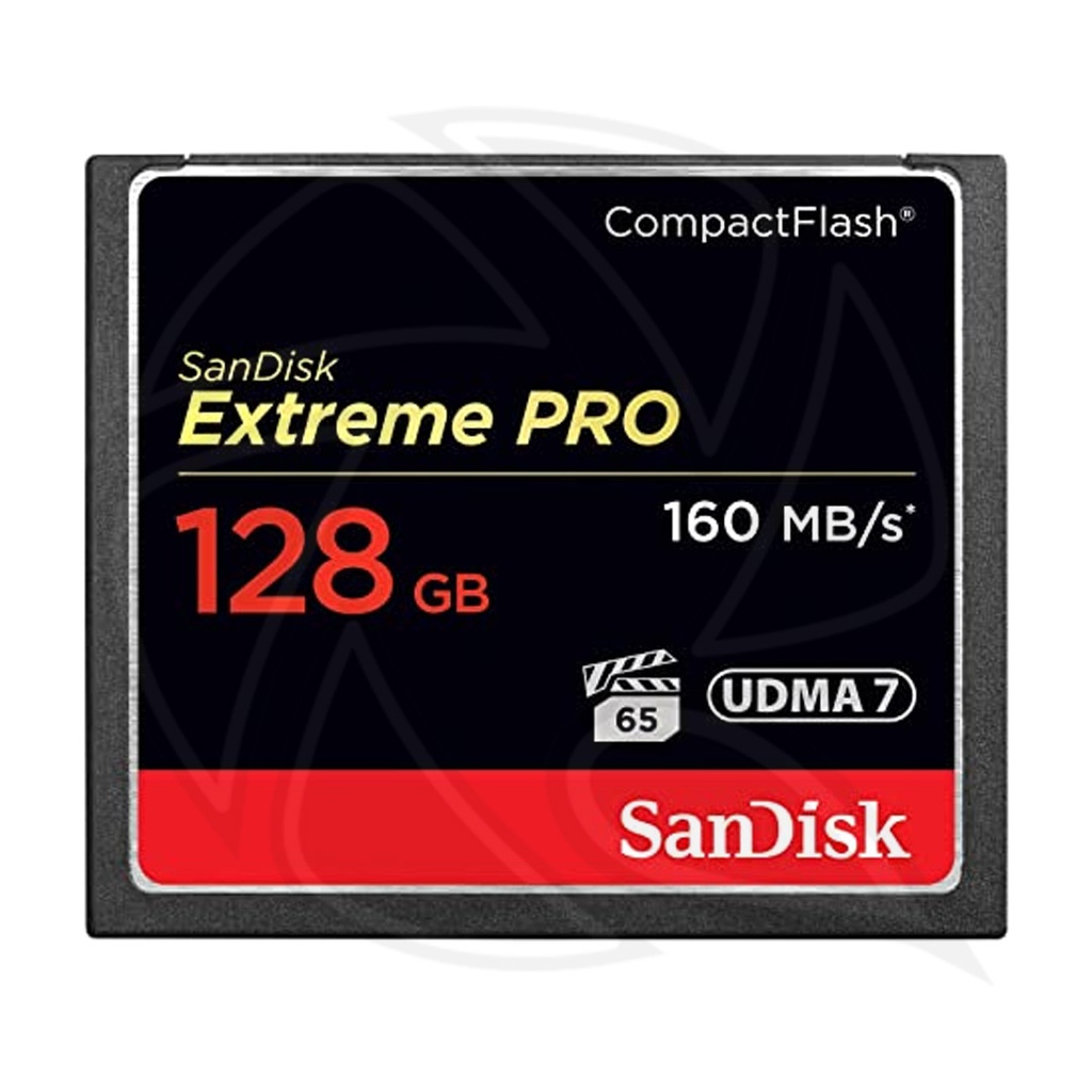 SANDISK  Extreme PRO 128GB 160MB/S  CompactFlash card (4K)