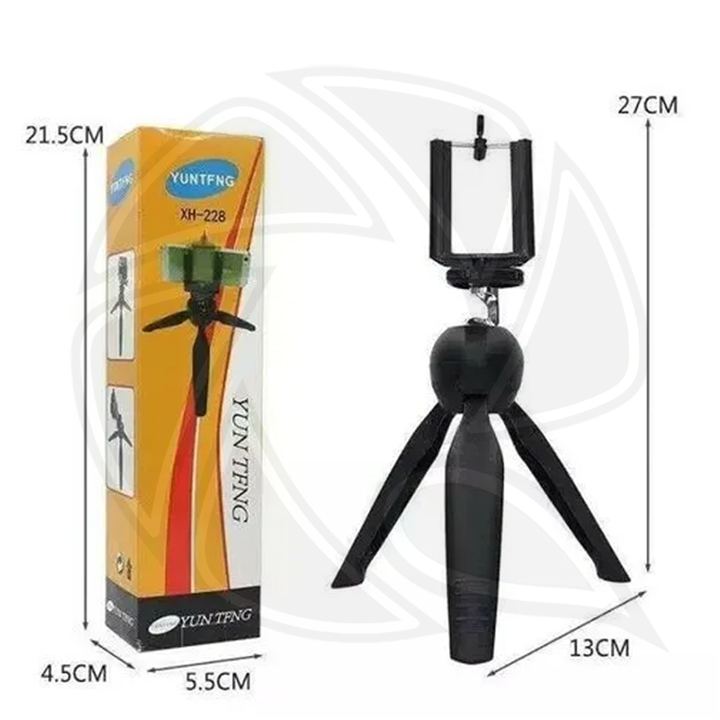 YUNTENG YT-228 (18.5cm) Mini Tripod&amp; Selfie Sticks STAND