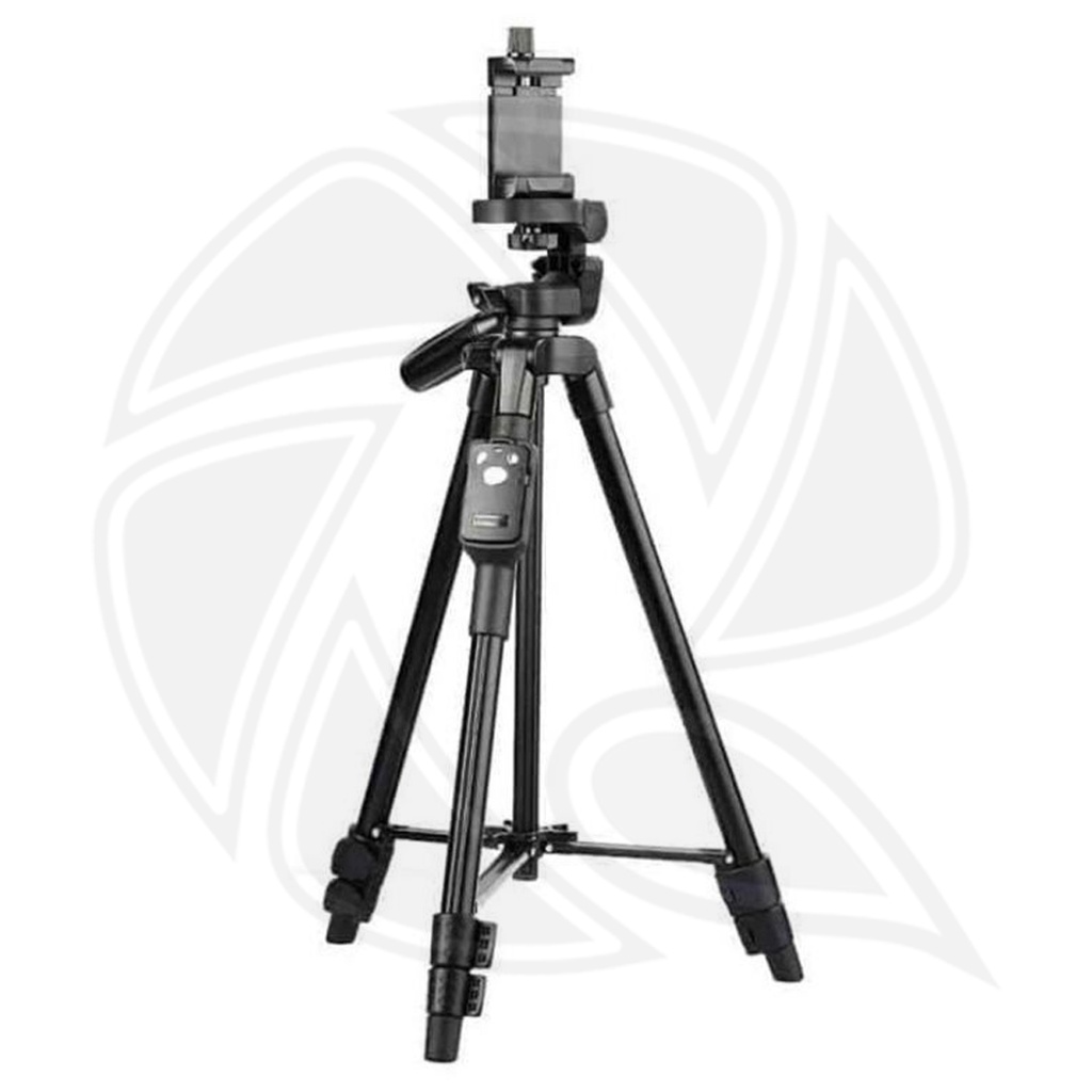 YUNTENG   5208 Phone Tripod Stand with Remote Control 125Cm