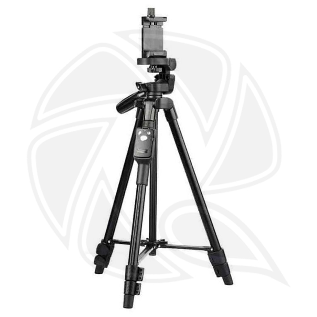 YUNTENG 5208 Phone Tripod Stand with Remote Control 125Cm