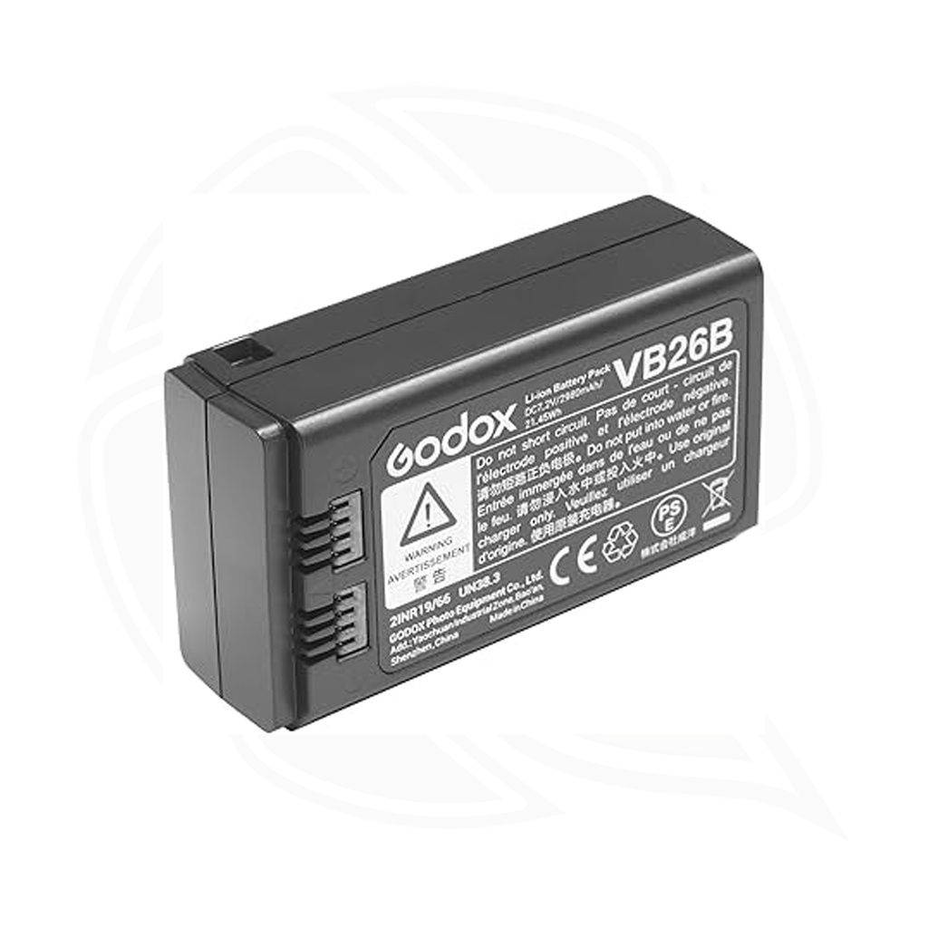 GODOX VB26 Lithium Battery for V1, V860III , AD100 ,Ring Light 72