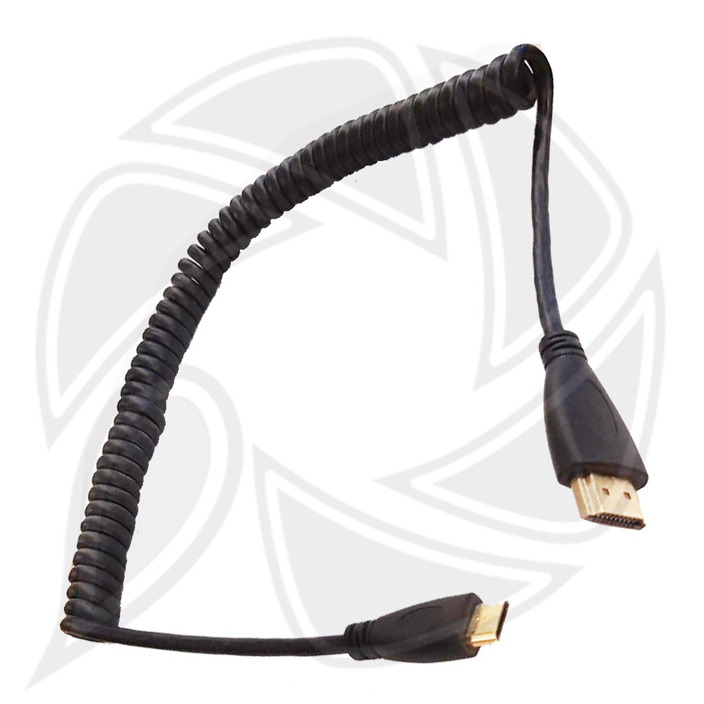 HDMI-MINI SPRING CABLE 1.2m A-C