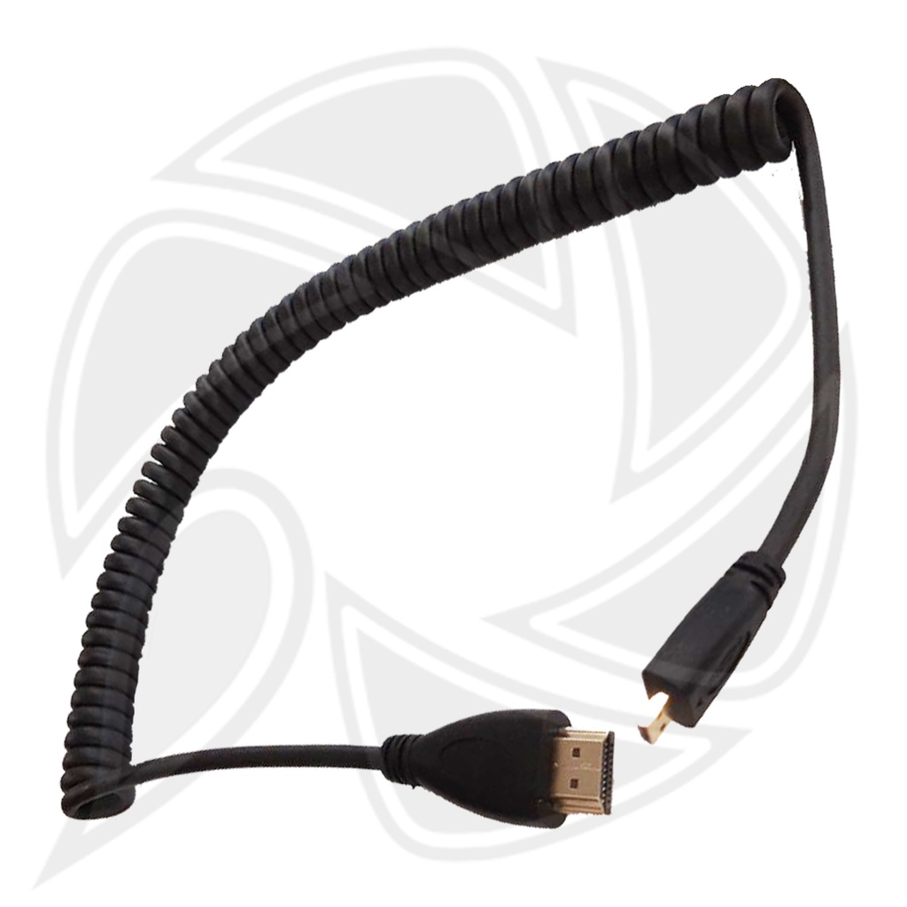 HDMI-MICRO SPRING CABLE 1.2m A-D