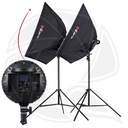 EIRMAI YD601 STUDIO LIGHT SET-UP (48w) 2KIT