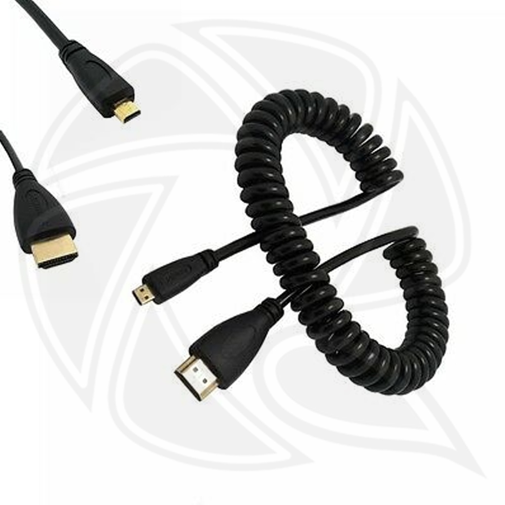 HDMI-MICRO SPRING CABLE 0.5M