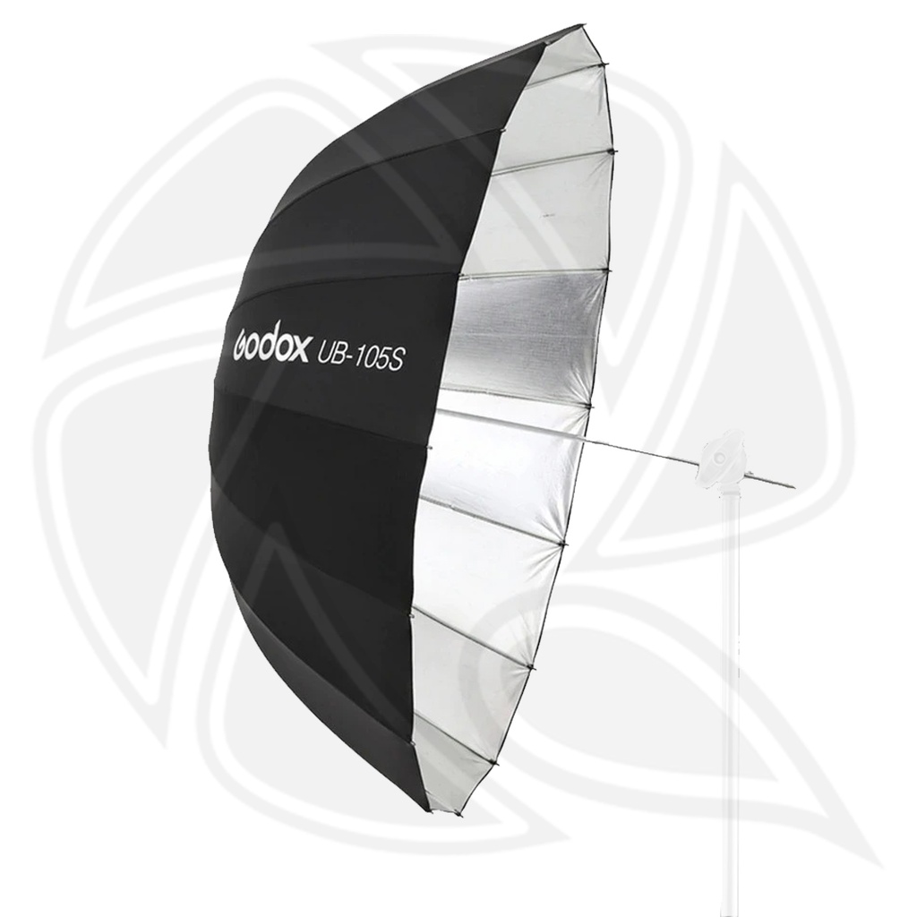 GODOX UB105S parbolic Umbrella sliver 105cm