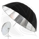 LIFE OF PHOTO AU48SH 130cm parbolic umbrella black/sliver