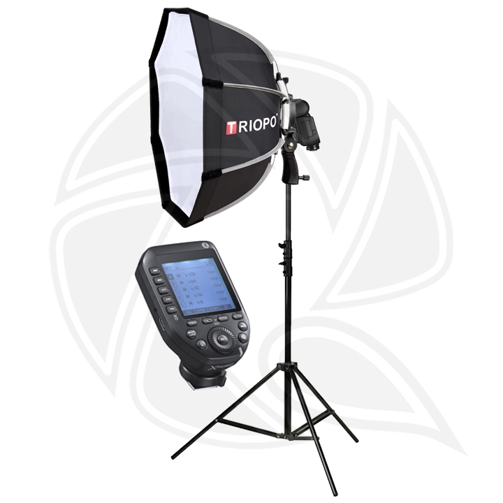 QPS- GODOX V860III Speed lite with 90cm SoftBox & Trigger