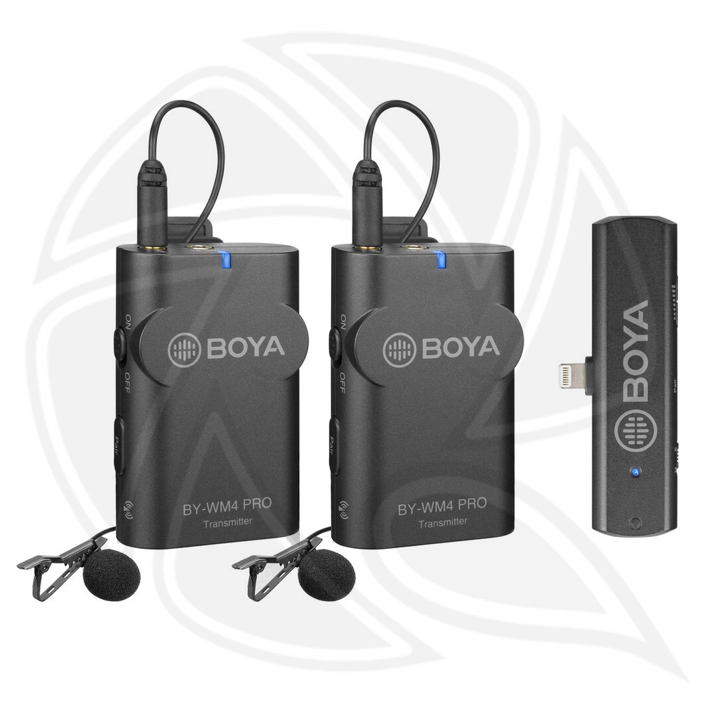 BOYA BY WM4 PRO K4 Two Person Digital Wireless Omni Lavalier